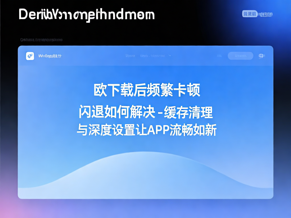 APP卡顿问题示意图